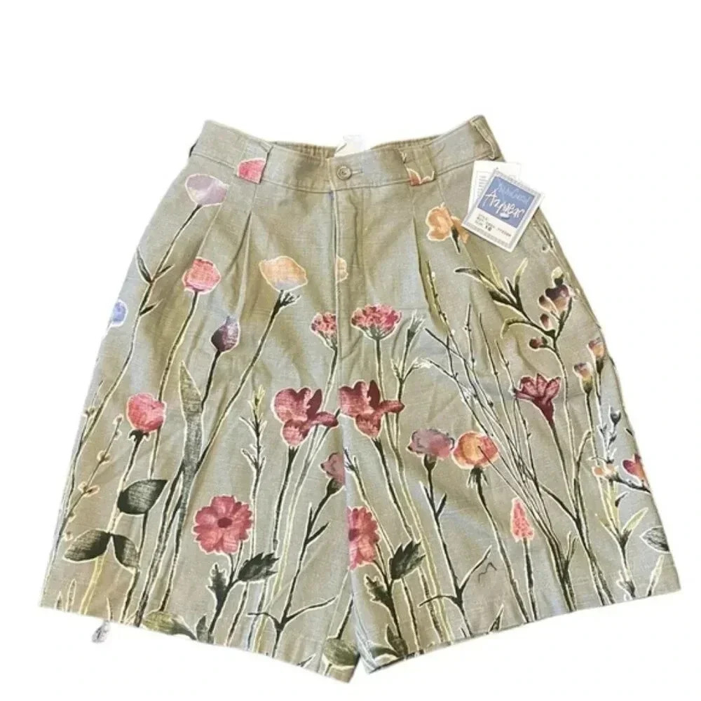 Gotcha Covered Any wear. Ez Walk Shorts Cotton High Rise Floral design